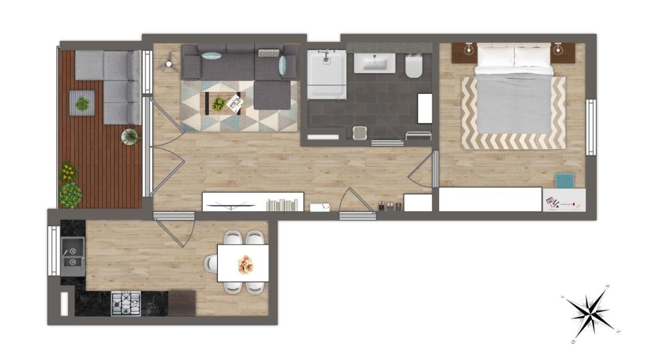Ferienwohnung Outletcity Метцинген Екстер'єр фото